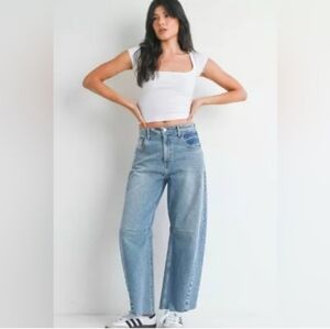 BLANK NYC denim Barrel Leg Jeans
